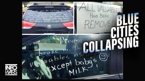 San Francisco Residents Leave Car Doors Open With Messages Begging