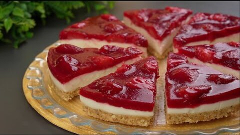 No oven, no gelatin, no cream, cheesecake easy and delicious