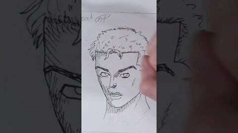 Draw ZORO from ONE PIECE in 30 seconds