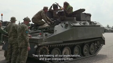 The UK Defense Ministry showed how the Ukrainian military is trained!