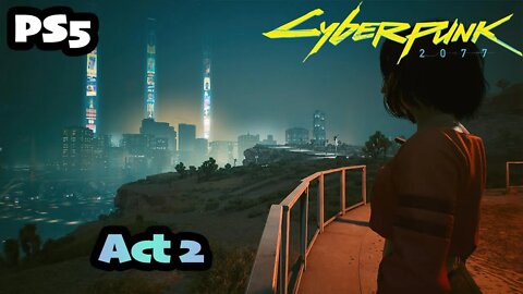 Cyberpunk 2077 | Part (5) Tom's Diner Takemura A New Life [PS5 1.5 Female V CORPO]