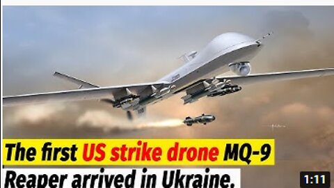 The first American strike drone MQ-9 Reaper arrived in Ukraine.