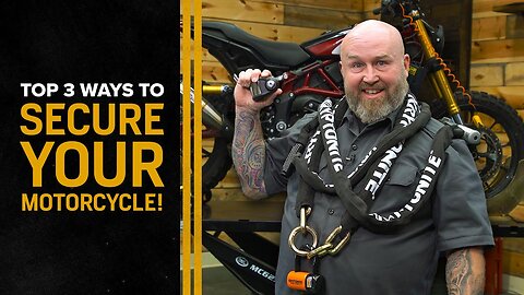Best Ways To Secure Your Motorcycle (From Theft) On The Lift