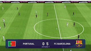 PES 2021: PORTUGAL vs FC BARCELONA | Entretenimiento Digital 3.0