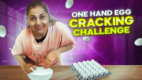 One Hand Egg Cracking Challenge: Can You Crack an Egg With One Hand? How To Make Egg Pudding At Home