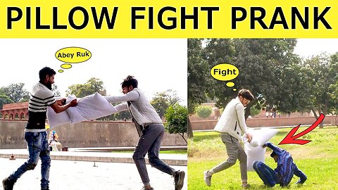Pillow Fight Prank | Epic Pillow Fight Prank in Pakistan | Pranks in Pakistan | @sayforprank ​