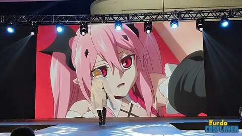 Apresentação Cosplay de Mikaela do anime Owari no Serap na Seletiva do CWM no Anime Friends 2022