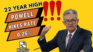 Fed hikes rates by a quarter of a percentage point to 22 year highs - Stocks & Stacks #10