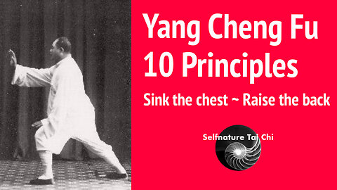 Yang Cheng Fu - 10 Tai Chi Principles - Sink the Chest, Raise the back