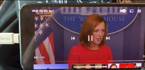 Global Plandemic Psaki Slips the truth