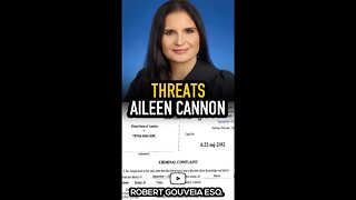 Trump Judge Aileen Cannon Received THREATS #shorts
