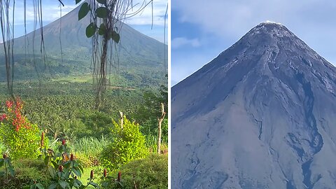 Fascinating video shows the enchanting beauty of Mayon Volcano