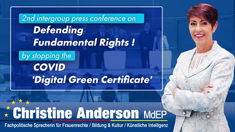 2nd intergroup press conference of EU MEPs: Stopping the COVID 'Digital Green Certificate'