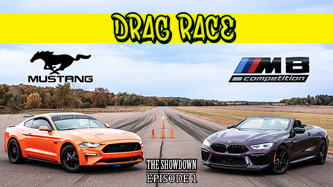 BMW M8 Comp vs 651MYGarage Ford Mustang GT // FLY HIGH X - THE SHOWDOWN EP. 1