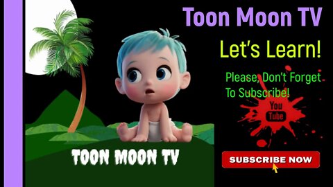 Toon love to see the moon | kids animation Presentation Video.