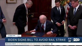 Railroad strike averted after senate and house pass legislation