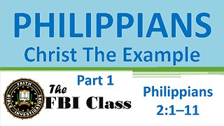 Philippians 0051 Christ the Example