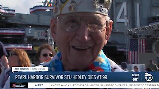 Pearl Harbor survivor Stu Hedley dies at 99