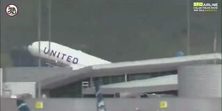 A tire detached from a United Airlines plane as it took off from San Francisco International Airport