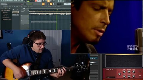 Like a Stone - Chris Cornell (AOL SESSION) | Guitar Mashup (Live Recording in Fl Studio ) [432hz]