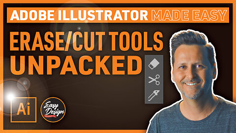 Erase & Cut Tools in Adobe Illustrator // For Beginners