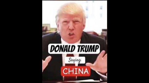 Donald #Trump Saying 'China' | Ft. #Lebron James