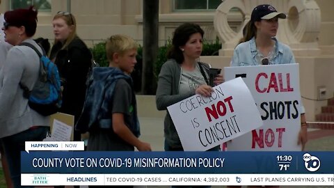 County expected to vote on proposed COVID-19 misinformation policy