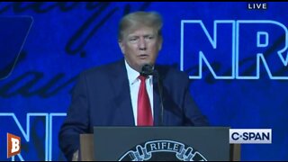 MOMENTS AGO: Donald Trump speaking at NRA Convention...