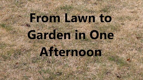 Make a Garden Bed from Yard Debris
