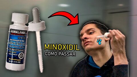 COMO PASSAR MINOXIDIL NA BARBA✅