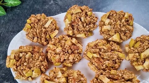 1 Cup Oatmeal And 2 Apples! This Apple Cookies Recipe Is The Most Popular In Germany😋