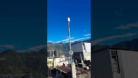 Wi-Fi collected from antenna on roof