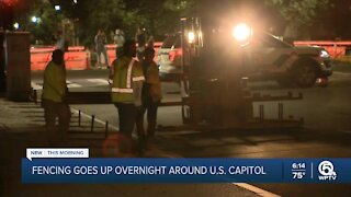 Fencing going back up around Capitol ahead of weekend rally