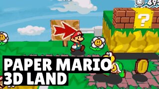 NOVO PAPER MARIO 3D LAND | ESSE JOGO FICOU INCRÍVEL!