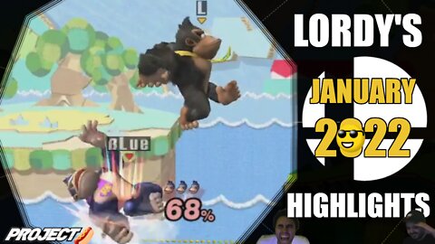 Lordy's January 2022 Project Plus Stream Highlights [Project M] [P+] [SSBM]