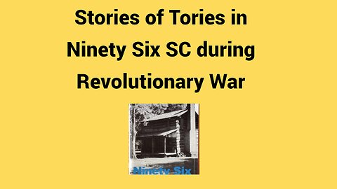 Trouble in Ninety-Six SC