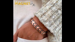 MagnetRX® Pure Copper Magnetic Therapy Bracelet - Arthritis Pain Relief & Carpal Tunnel