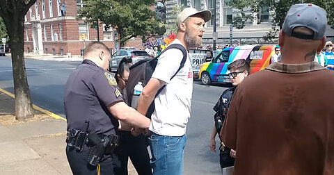 Man Arrested for Citing Bible Verse While Protesting Pride Event — Then Video Evidence Emerges