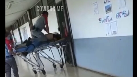 Raw Footage: Vaccinated School Teacher In Costa Rica Suffers Cardiac Arrest And Dies (2023)