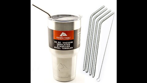 SOEOR Spill Proof Lid With Straw For 30 Oz YETI Rambler, Tumbler,Ozark Trail cup and other bran...
