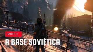 Rise of the Tomb Raider #03 - A base soviética - Xbox One S em Português PT-BR!