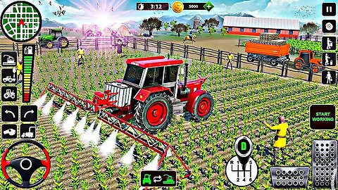 Real Tractor Driving 3D - Farming Farmer Simulator - Android GamePlay