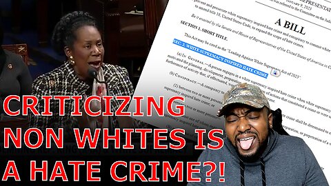 WOKE Democrat Proposes Bill Making White People Criticizing Non-White People A Hate Crime Conspiracy