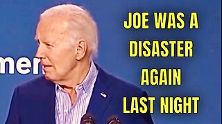 More Slurring and Confusion for JOE BIDEN during his speech last night 🤦‍♂️