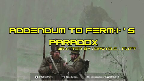 Sci Fi Creepypasta | Addendum To Fermi's Paradox