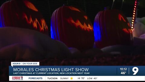 Morales Christmas light show says goodbye to current location