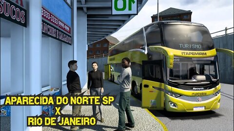 Aparecida Do Norte x Rio De Janeiro /ETS2 RBR /Ônibus NEW G7 1800 DD Itapemirim/ (1.45) Euro Truck Simulator 2