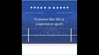 Life Is Not A Sport