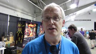 I talk to Aardvark Pinball restoration at Pintastic NE day 2