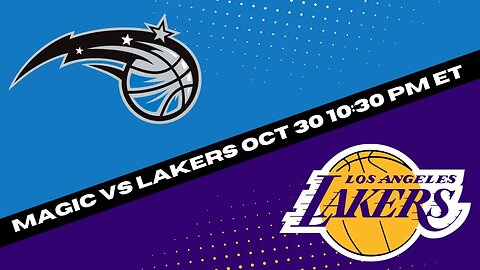 Orlando Magic vs LA Lakers | NBA Prediction - October 30, 2023